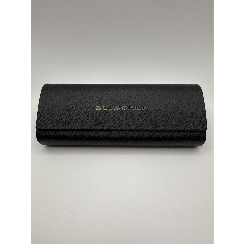 Burberry Black Hard Eyeglass Sunglasses Case Pebbled Faux Leather